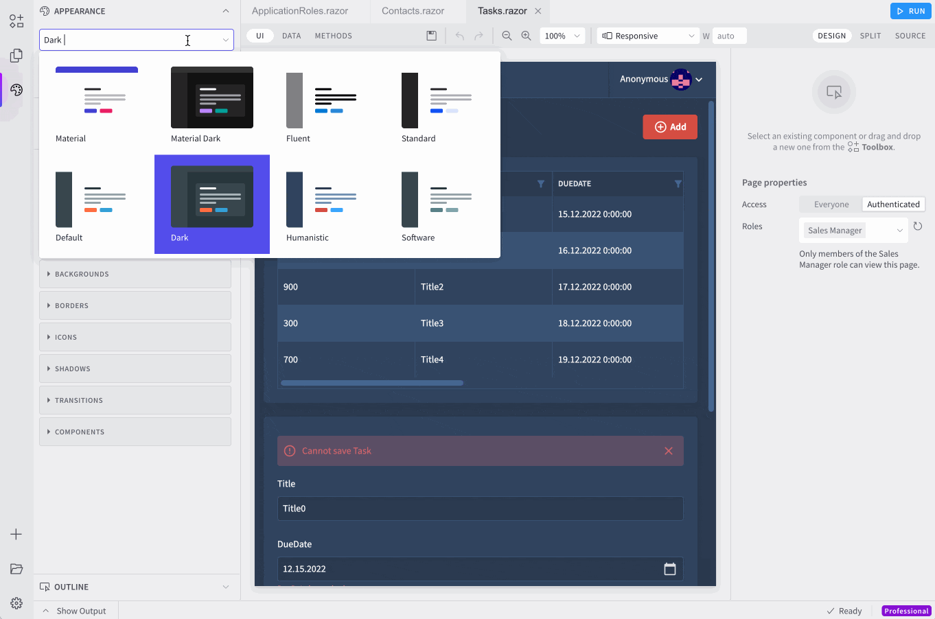 radzen-blazor-studio-edit-theme.gif