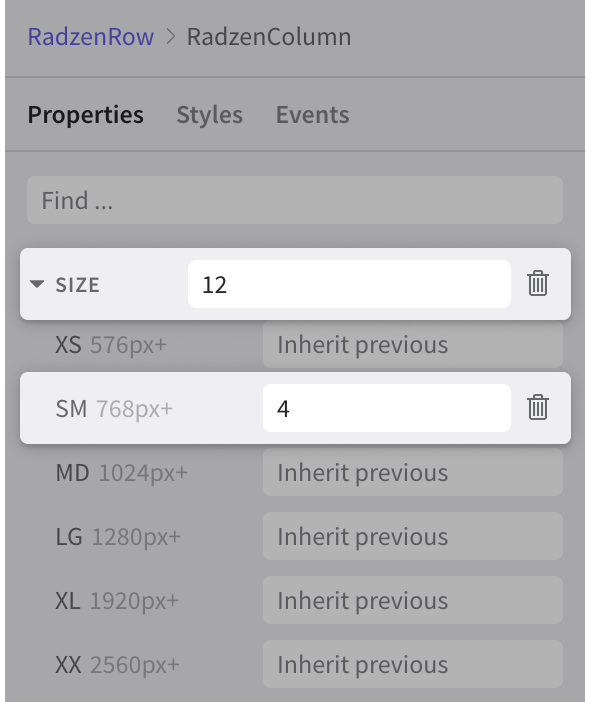 3-column setup