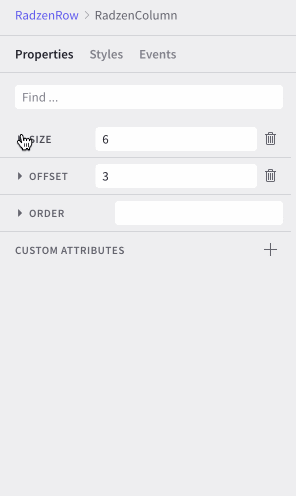 Access property breakpoints