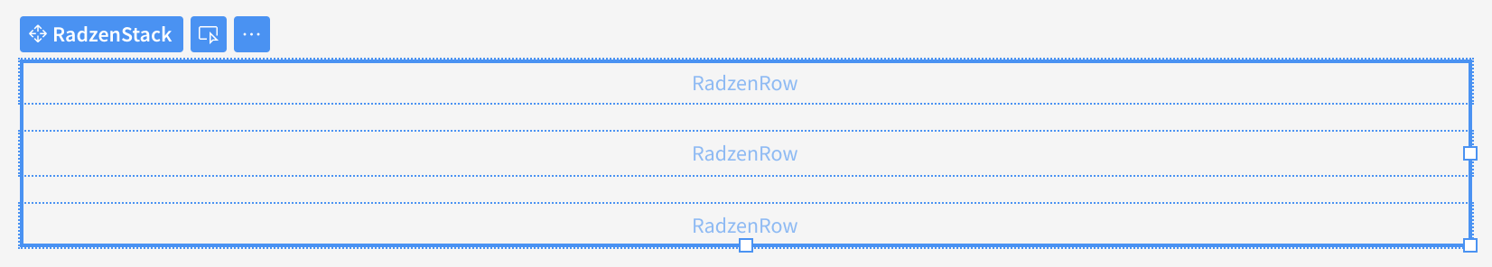 RadzenStack Component