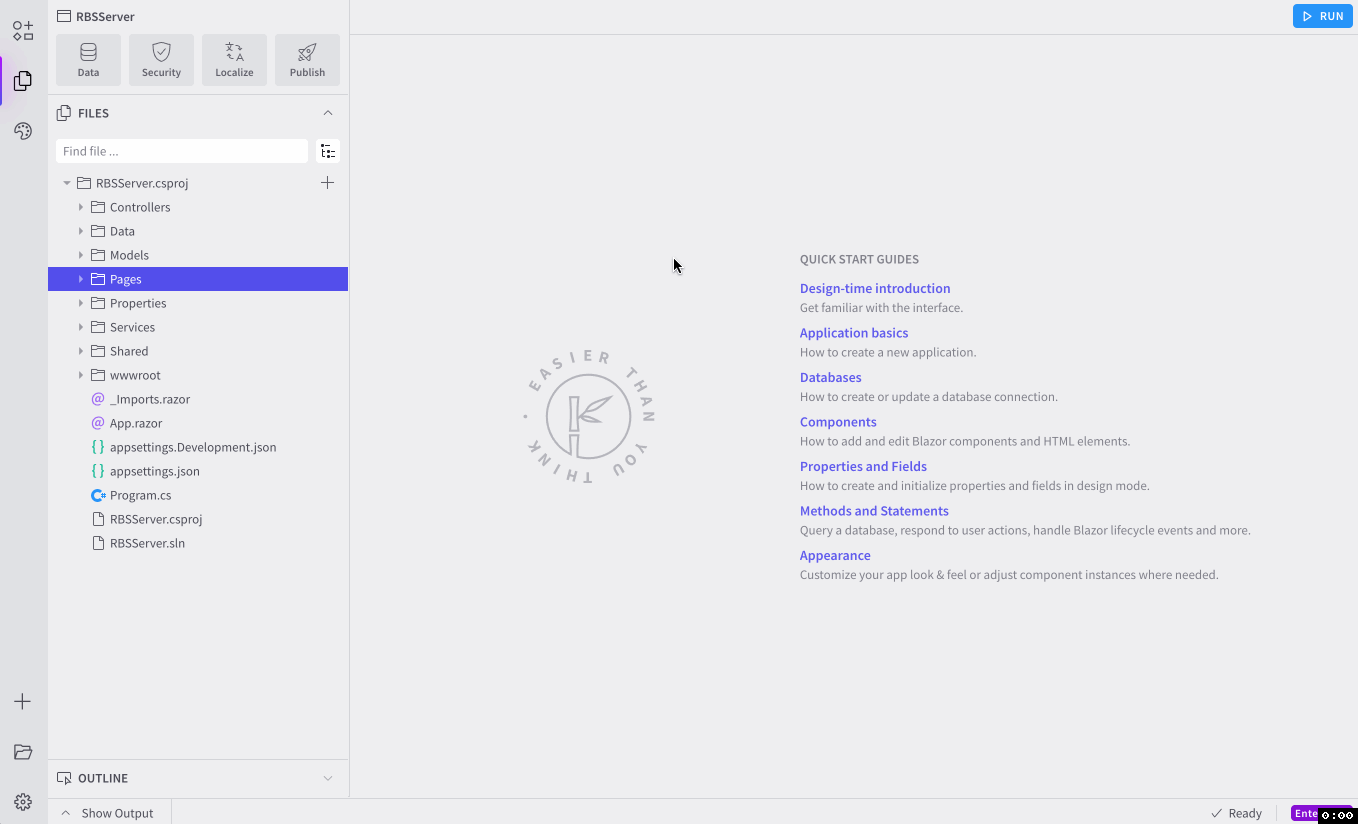 Add ASP.NET Core Identity security to a Blazor application