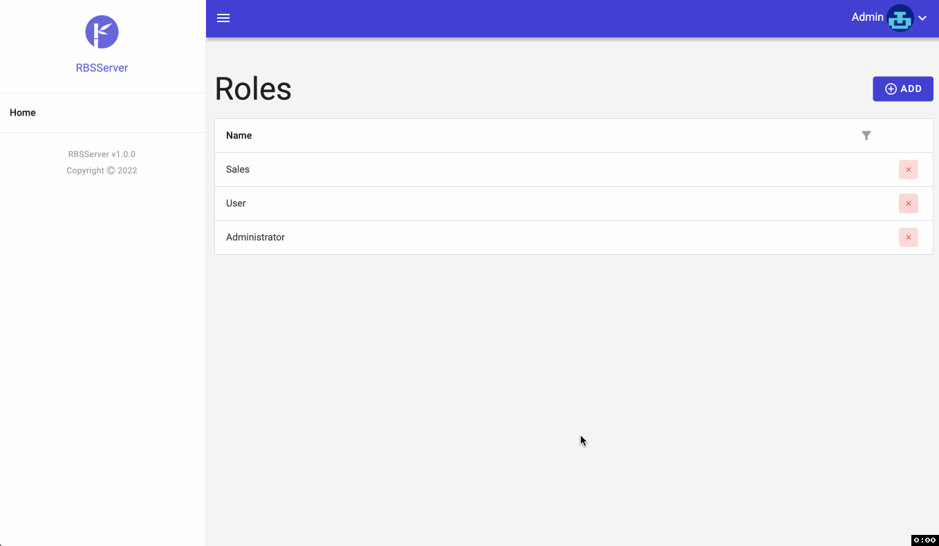 Add roles in a Blazor application