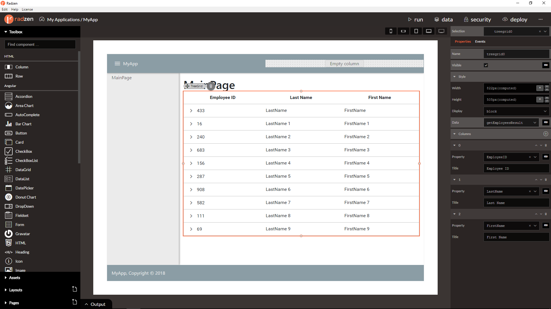 drag and drop system designer that generate codes