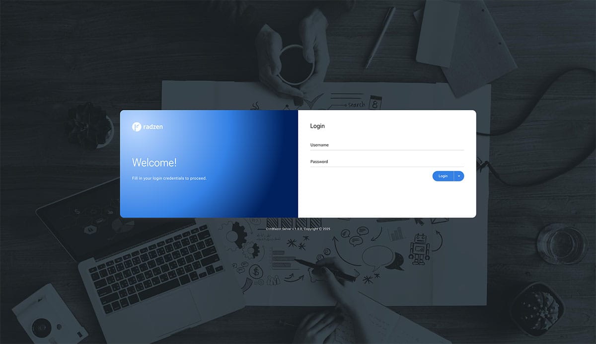 Radzen Blazor CRM Demo